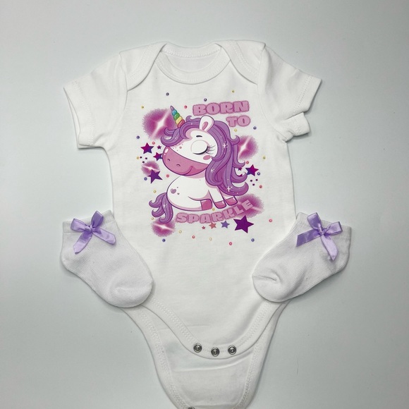 Chubby Unicorn Onesie - Picture 3 of 4
